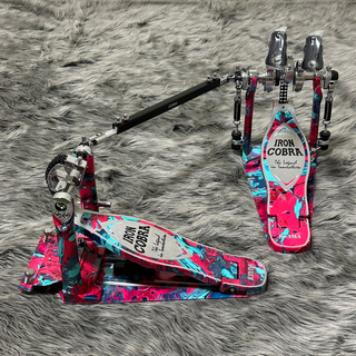 TamaHP900RWMCS Rolling Glide Twin Pedal 【TAMA 50th LIMITED IRON COBRA Marble Edition】