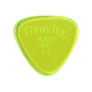 Gravity Guitar PicksAxis -Mini- GAXM15P 1.5mm Fluorescent Green ピック