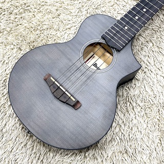 Ibanez UEW12E / BIF (Black Ice Flat ) 【コンサートウクレレ】【スポット品】