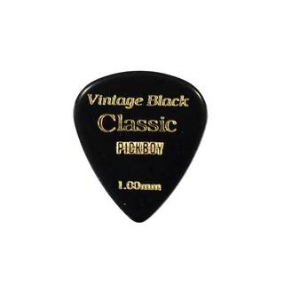 PICKBOYGP-07/100 Vintage Classic Black 1.00mm ギターピック×50枚