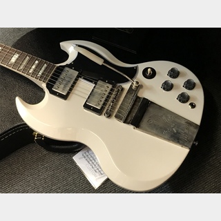 Gibson Custom Shop Japan Limited 1964 SG Standard Reissue w/Maestro Vibrola VOS (#001592) Polaris White