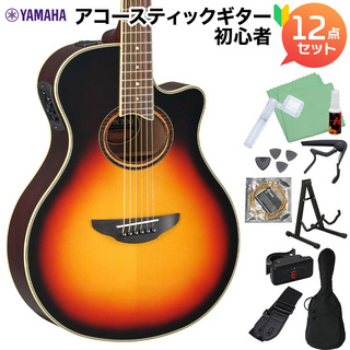 YAMAHA APX700II VS アコースティックギター初心者12点セット エレアコギター ビンテージサンバースト