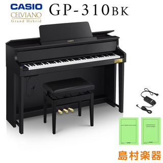 CasioGP-310BK ブラックウッド調 電子ピアノ セルヴィアーノ 88鍵盤 配送設置無料 代引不可