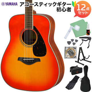 YAMAHA FG820 AB アコースティックギター初心者12点セット 【WEBSHOP限定】