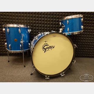 Gretsch【ヴィンテージ】60's Progressive Jazz 3pcs kit -Blue Sparkle-