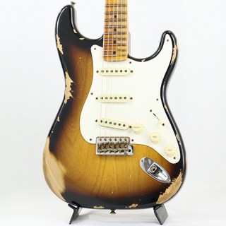 Fender Custom Shop 2024 Collection Time Machine 1957 Stratocaster Heavy Relic (Faded/Aged 2-Color Sunburst) [SN.CZ57...