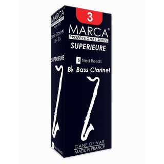 MARCASUPERIEURE バスクラリネット リード [1.1/2] 5枚入り