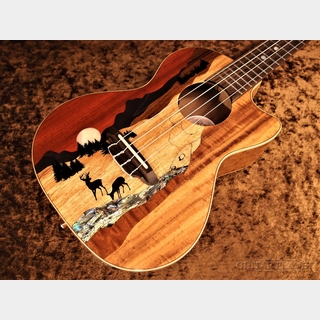 Luna Guitars Vista Deer Tenor Uke w/Preamp 【テナー/ディアー】【24回金利0%対象】【送料込】