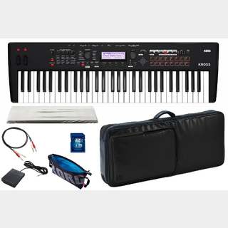 KORG KROSS2-61 MB [クッション・パッド入り 背負えるキャリング・ケース＆サコッシュ・バッグ + ダストカバー