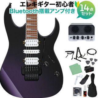 IbanezRG470DX TMN Tokyo Midnight エレキギター初心者14点セット 【Bluetooth搭載ミニアンプ付き】