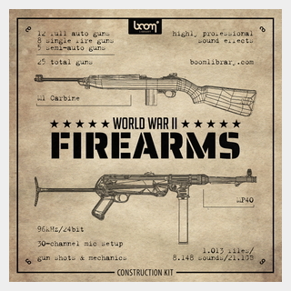 BOOM LibraryWORLD WAR II FIREARMS - CONSTRUCTION KIT