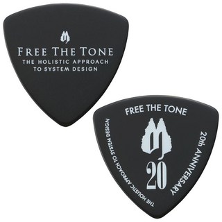 Free The Tone FREE THE TONE 20th Anniversary Pick BK/White