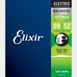 Elixir OPTIWEB コーティング 09-52 7-STRING SUPER LIGHT 19007
