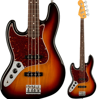 FenderAmerican Professional II Jazz Bass Left-Hand, Rosewood Fingerboard, 3-Color Sunburst ジャズベース レ