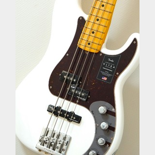 Fender 【4.09kgの軽量個体】American Ultra Precision Bass- Arctic Pearl-【#US23024288】