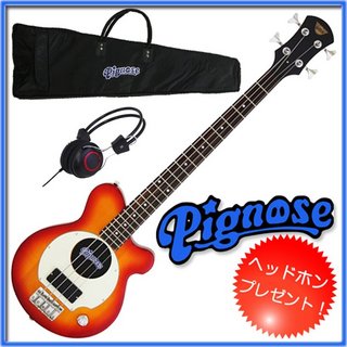 PignosePIGNOSE / PGB-200 CS (チェリーサンバースト) アンプ内蔵ベース! ピグノーズ