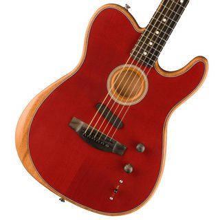 Fender American Acoustasonic Telecaster Ebony Fingerboard Crimson Red フェンダー アコスタソニック【池袋店】
