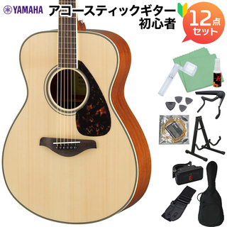 YAMAHA FS820 NT アコースティックギター初心者12点セット 【WEBSHOP限定】