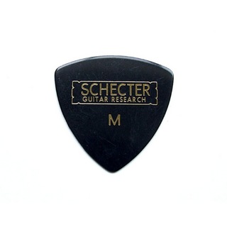 SCHECTERSPD-MC10 BK サンカク型 MEDIUM セルロイド ギターピック×10枚