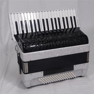 PARROT New Parrot 37K96BS PW 国内限定モデル アコーディオン 37鍵盤 96ベース M.M.L ピアノ式 パロット