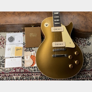 Gibson Custom Shop 【漆黒指板】LTD 1956 Les Paul Gold Top Faded Cherry Back VOS(2023年製) Double Gold≒4.00㎏