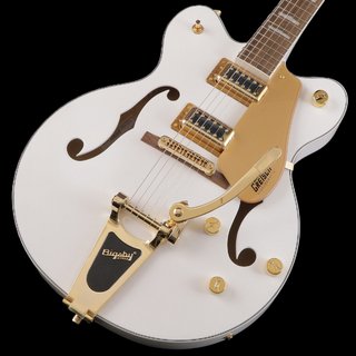 Gretsch G5422TG Electromatic Classic Hollow Body Double-Cut with Bigsby and Gold HW Laurel FB Snowcrest Whit