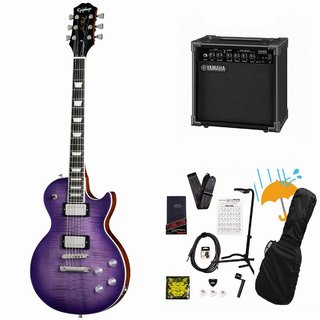 Epiphone Inspired by Gibson Les Paul Modern Figured Purple Burst エピフォン YAMAHA GA15IIアンプ付属初心者セッ