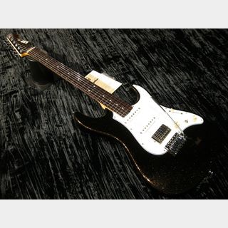 ESPSNAPPER-AL/R Brass Black with Matching Headstock
