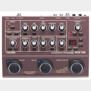 BOSS AD-10 Acoustic Preamp ◆1台限定特価!即納可能!【TIMESALE!~10/6 19:00!】【ローン分割手数料0%(12回迄)】