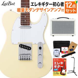Laid BackLTL-5-R-SS WIV エレキギター初心者12点セット【軽量モダンデザインアンプ付き】