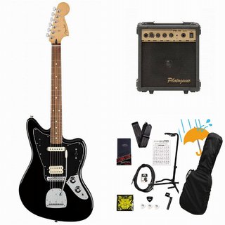 FenderPlayer Series Jaguar Black Pau Ferro PG-10アンプ付属エレキギター初心者セットR【WEBSHOP】