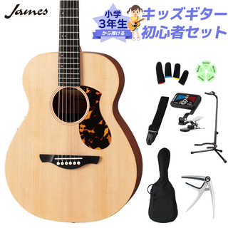 JamesJ-300CP/S NAS 小学生 3年生から弾ける！キッズギター初心者セット エレアコギター