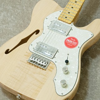 Squier by Fender Classic Vibe 70s Telecaster Thinline -Natural- 【フレイムメイプルボディトップ個体】