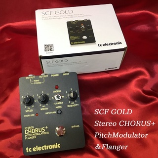 tc electronicSCF GOLD Stereo CHORUS+ PitchModulator&Flanger【再入荷】