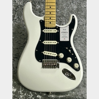 FenderMade in Japan Hybrid II Stratocaster/Maple -Arctic White- #JD24018876【3.24kg】