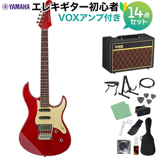 YAMAHA PACIFICA612VIIFMX Fired Red エレキギター 初心者14点セット【VOXアンプ付き】