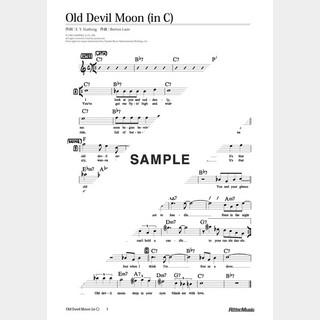 楽譜 Old Devil Moon（in C）