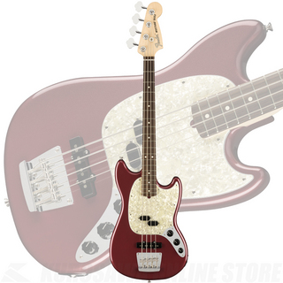 Fender American Performer Mustang Bass, Rosewood, Aubergine 【アクセサリープレゼント】(ご予約受付中)