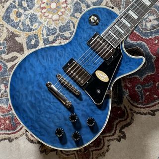 Epiphone 【島村楽器限定】Les Paul Custom Quilt Viper Blue【現物画像】