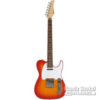 GrecoWST-STD, Cherry Burst / Rosewood Fingerboard