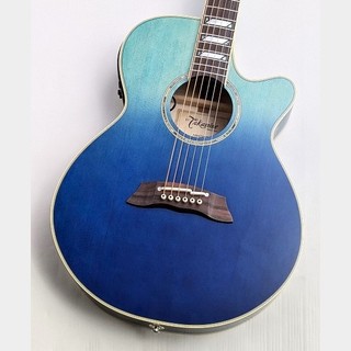 Takamine CUSTOM TSP138C Blue Flame Gradation【極杢AAAメイプル】【カタログ外 特注カラー】【現地選定材】