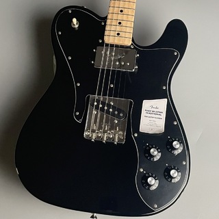 Fender Made in Japan Traditional 70s Telecaster Custom Maple Fingerboard Black【現物画像】《クリアランス特