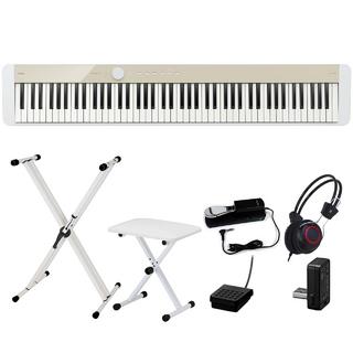 Casio［台数限定生産］ 電子ピアノ PX-S1100 MB Mellow Beige 簡易練習セット メローベージュ