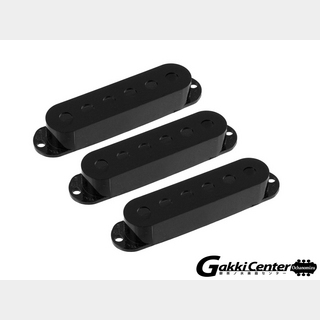 ALLPARTS Set of 3 Black Pickup Covers for Stratocaster/8211