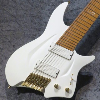 Aristides Guitars 【オランダ科学の結晶】H/08R -White- #3422【モダンヘヴィネスの新機軸】【8弦】【2.90kg】