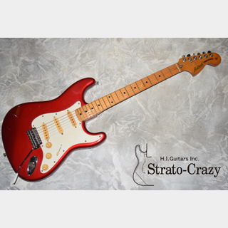 Aria Pro II70s Stratocaster Copy Model Candy Apple Red  "Mos" / Maple neck