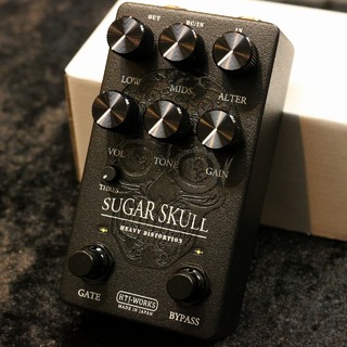 ギター HTJ Works Sugar Skull Heavy Distortion New HTJ-WORKS SUGAR SKULL HEAVY DISTORTION GOLD LINE SKULL Made in