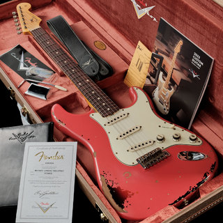 Fender Custom Shop Michael Landau Signature 1963 Relic Stratocaster Fiesta Red over 3CS【渋谷店】