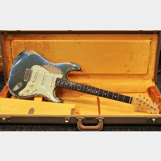 Fender Custom ShopMB 1961 Stratocaster Heavy Relic by Dale Wilson Lake Placid Blue w/ Green Topcoat【3.30kg/2015used】