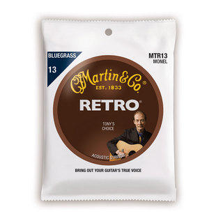 MartinMTR13 Retro Acoustic Monel Nickel Bluegrass Tony Rice's Choice アコースティックギター弦×10セット